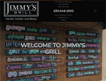 Tablet Screenshot of jimmysgrillnaperville.com